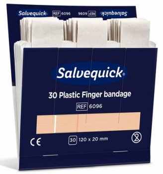 Salvequick® Nachfüllpack mit 1x Refill 6096 wasserfest "Fingerpflaster"